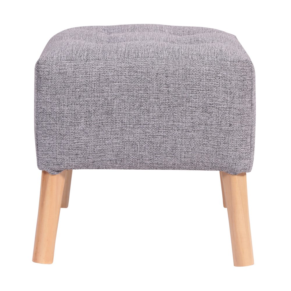 Funda Pouf Pera Infantil Gris Felpa 60x50x50 cm Máxima Design