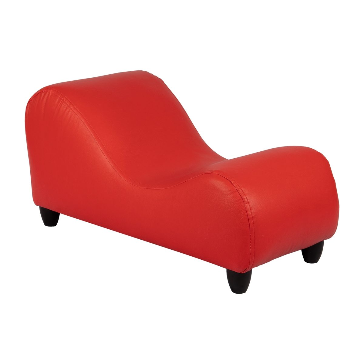 Sillon del Amor Rojo Eco Cuero 160x45x70 cm Máxima Design – Maxima Design